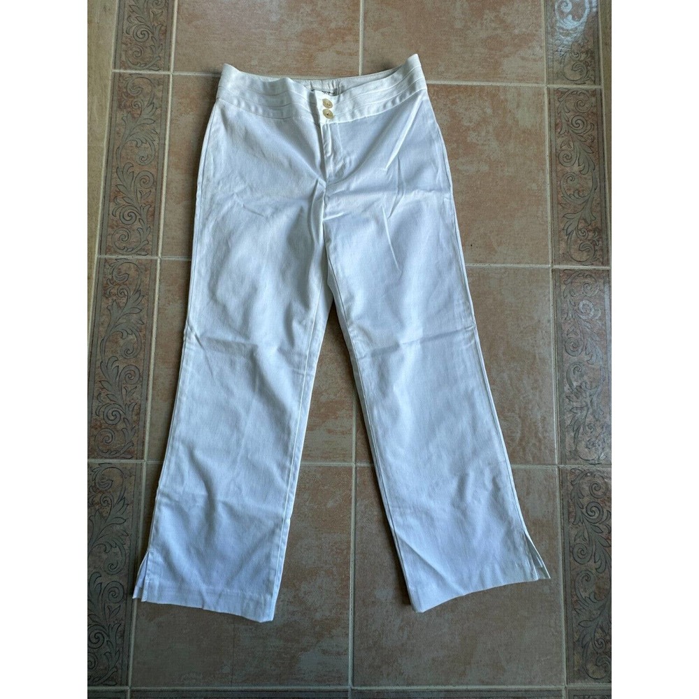 Banana Republic Worn Once Harrison stretch white crop pants Women‎ Size 4